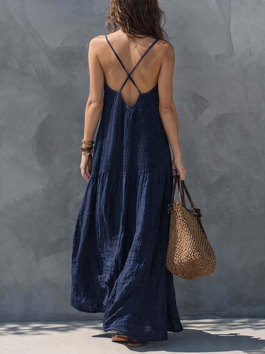Luna - Maxi Vestido Boémio Patchwork