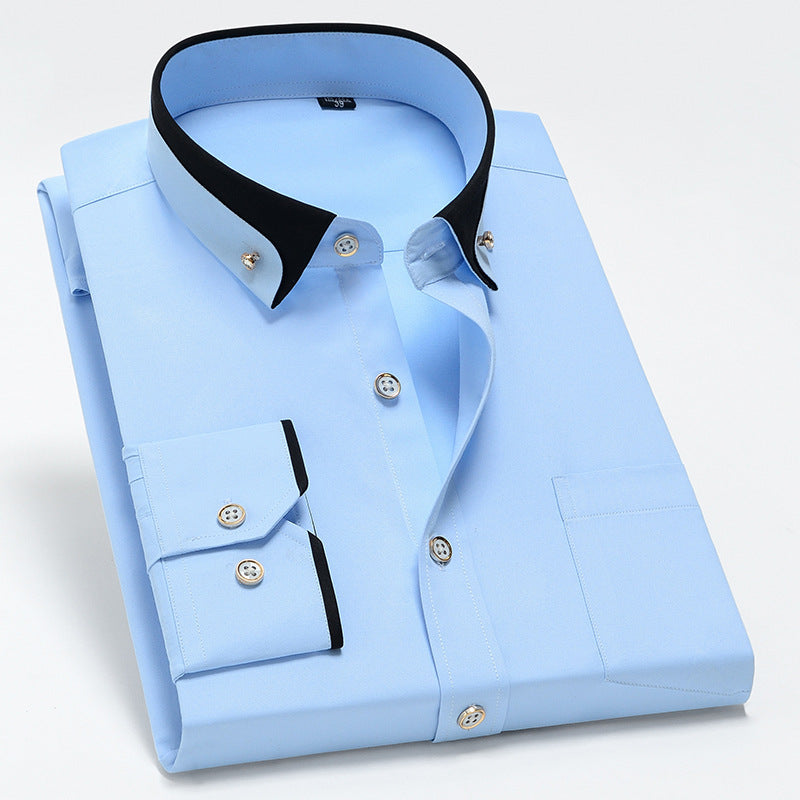 Albert | Classic Long Sleeve Cotton Shirt