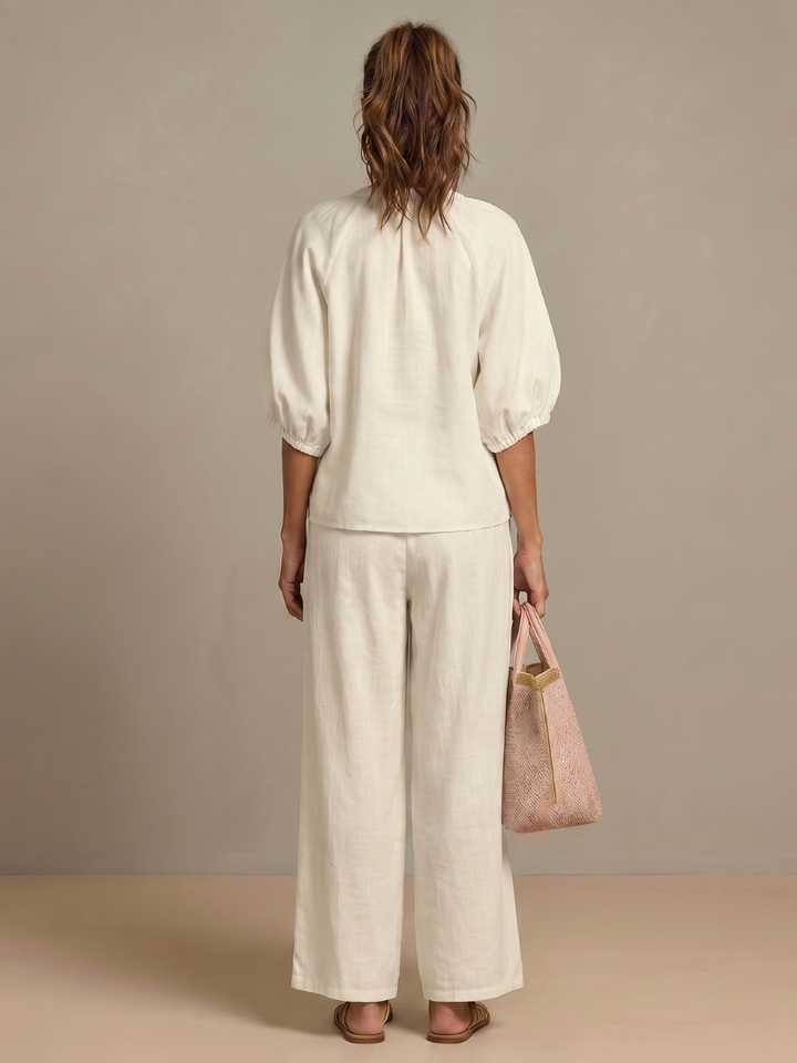 Natalia | Blusão com fecho e calças largas