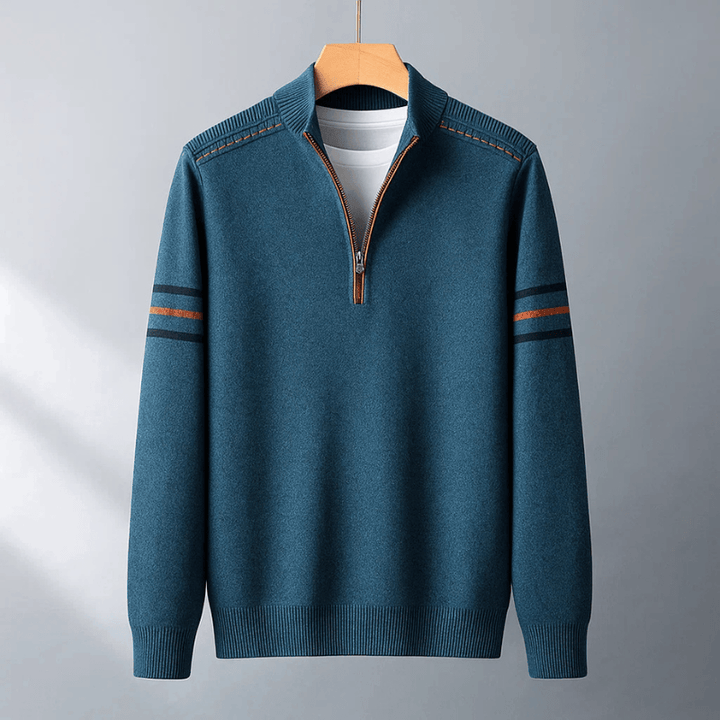 George™ - Pullover Moderno com Meio Zíper