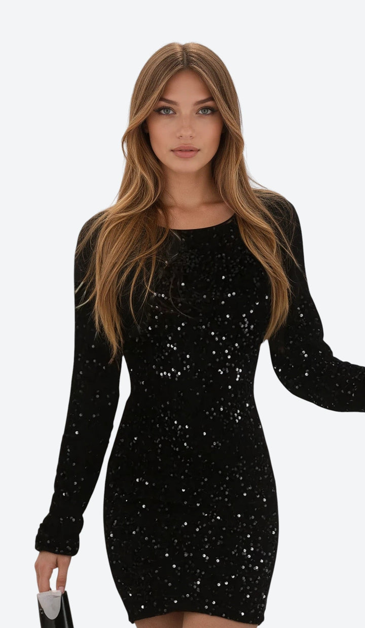 Inari | Vestido curto com lantejoulas