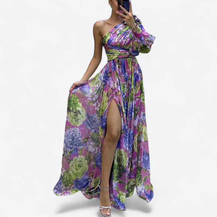 Filipa | Vestido assimétrico de um ombro só