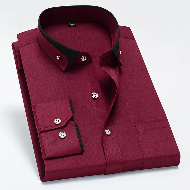 Albert | Classic Long Sleeve Cotton Shirt