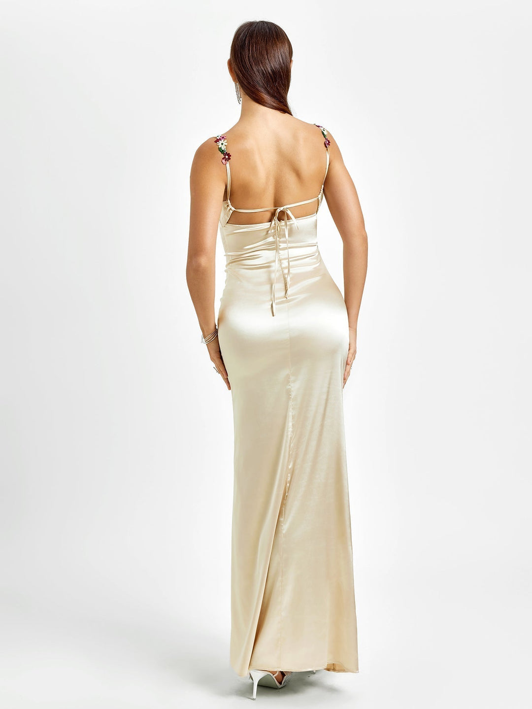 Pixie | Maxi vestido de cetim