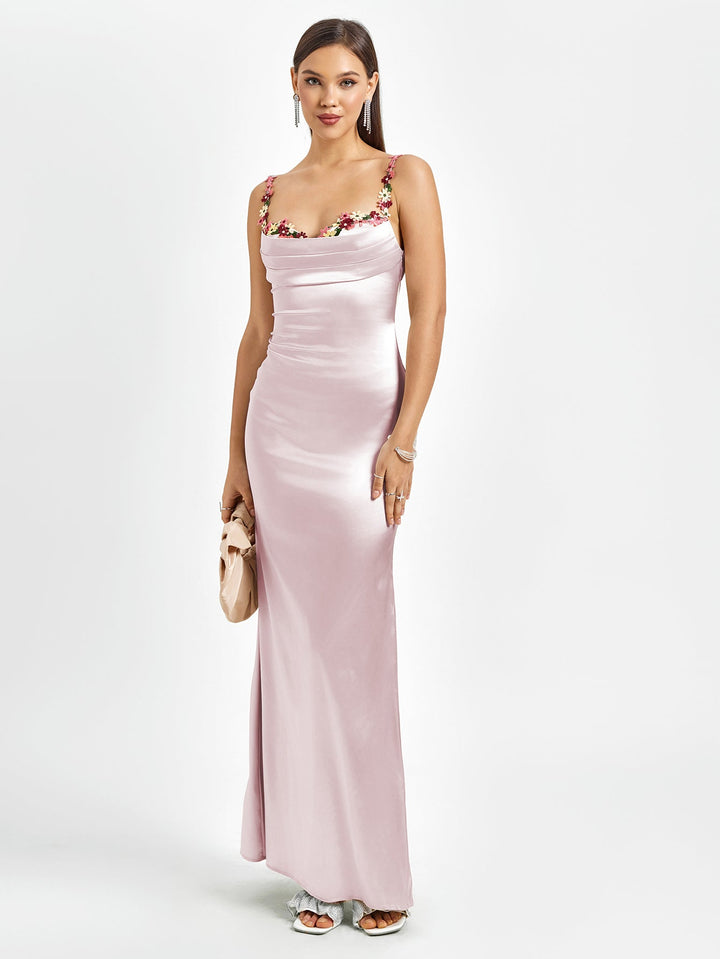 Pixie | Maxi vestido de cetim