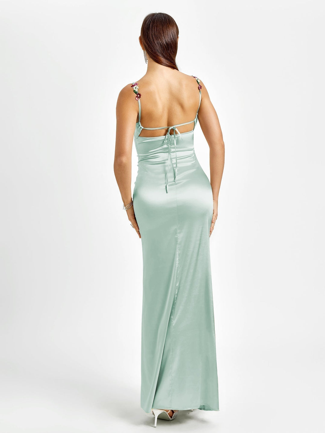 Pixie | Maxi vestido de cetim