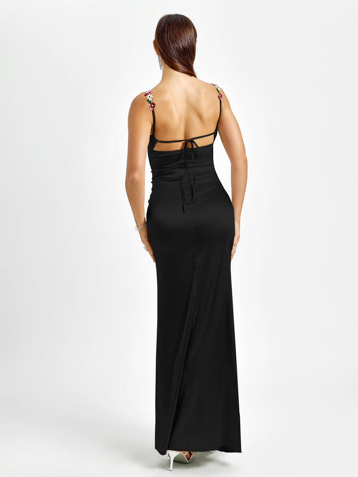 Pixie | Maxi vestido de cetim