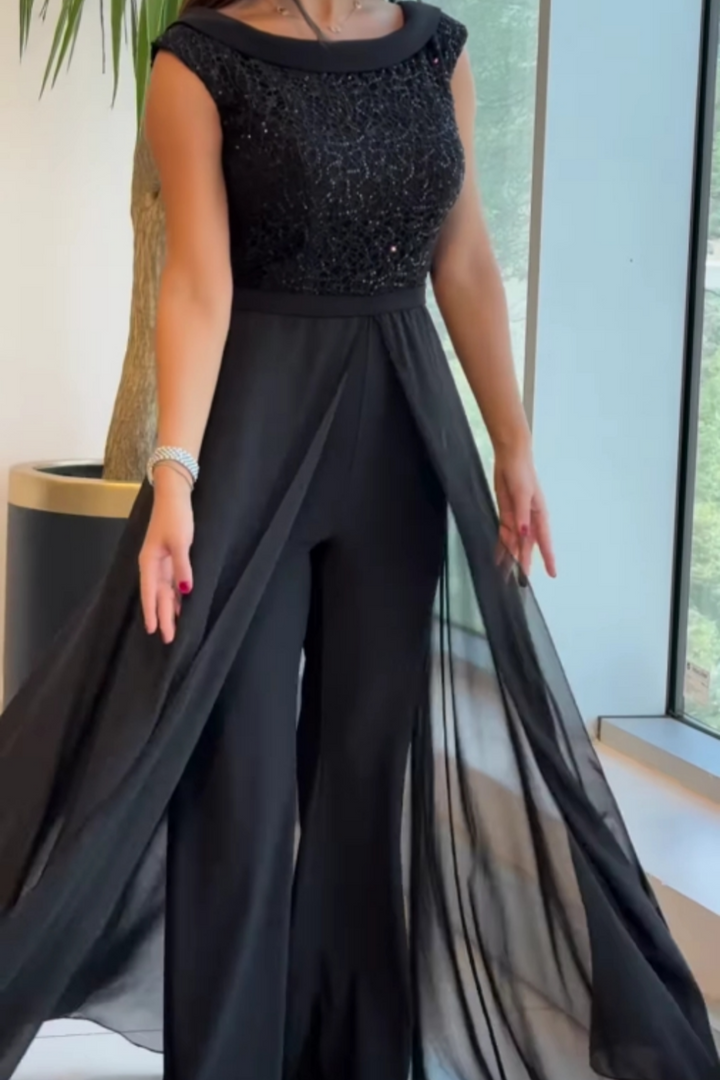 LOUNA - Macacão Elegante Sem Mangas