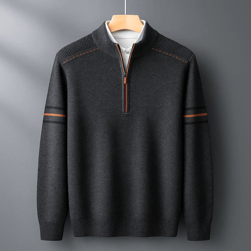 George™ - Pullover Moderno com Meio Zíper