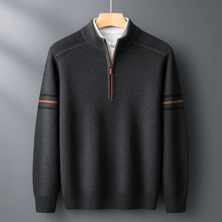 George™ - Pullover Moderno com Meio Zíper