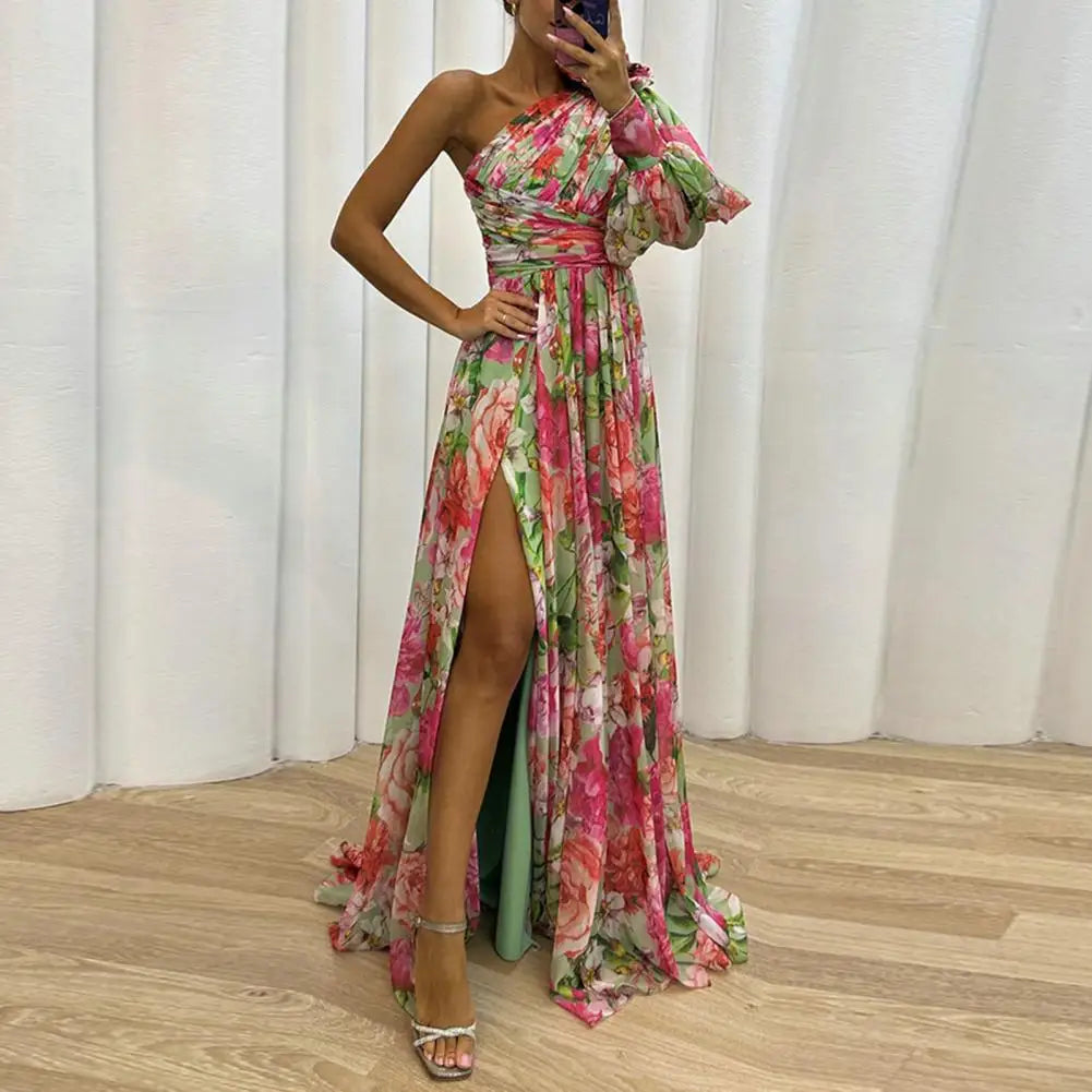 Filipa | Vestido assimétrico de um ombro só