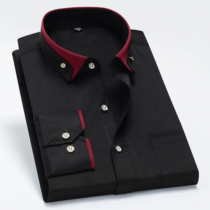 Albert | Classic Long Sleeve Cotton Shirt