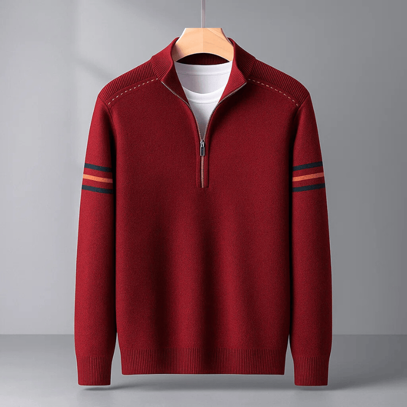 George™ - Pullover Moderno com Meio Zíper