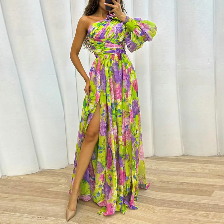 Filipa | Vestido assimétrico de um ombro só