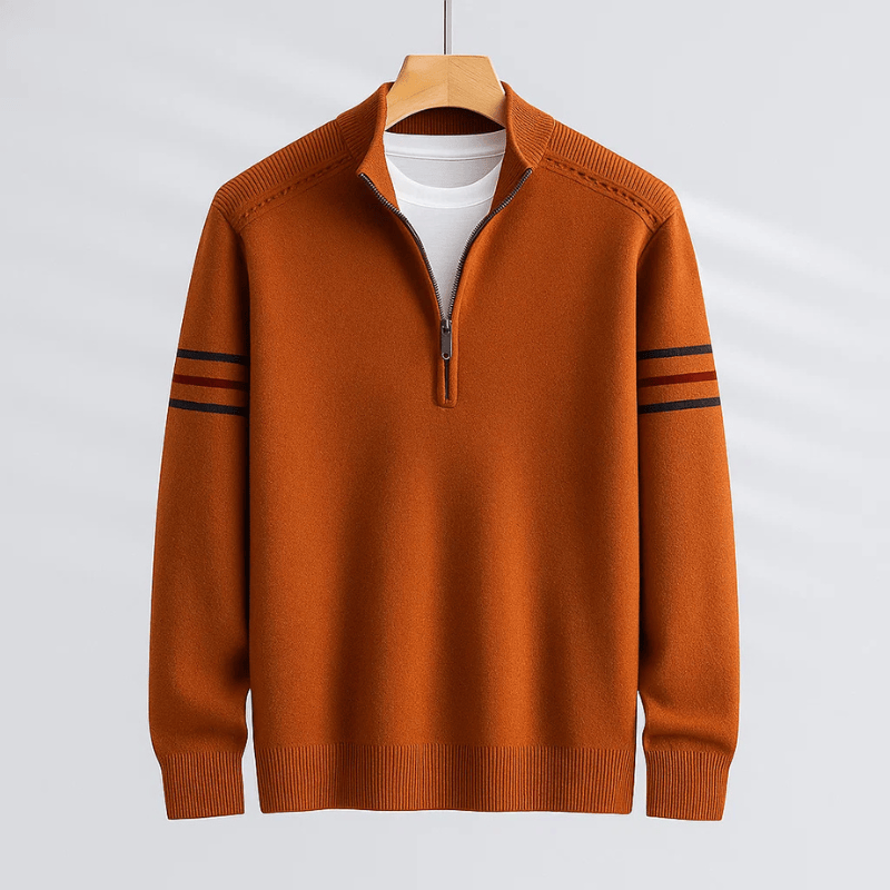 George™ - Pullover Moderno com Meio Zíper