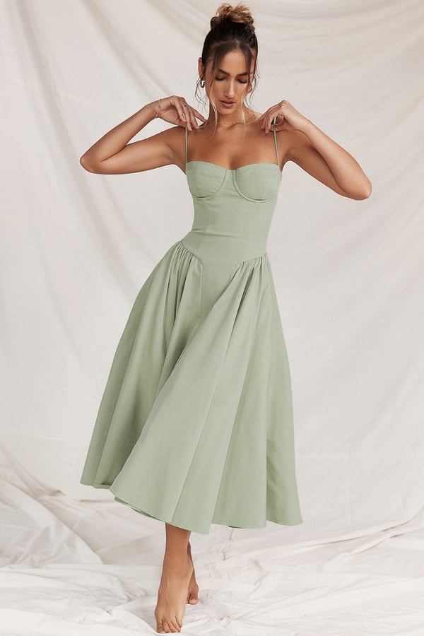 Sigrid | Vestido camiseiro, sem mangas, comprimento midi