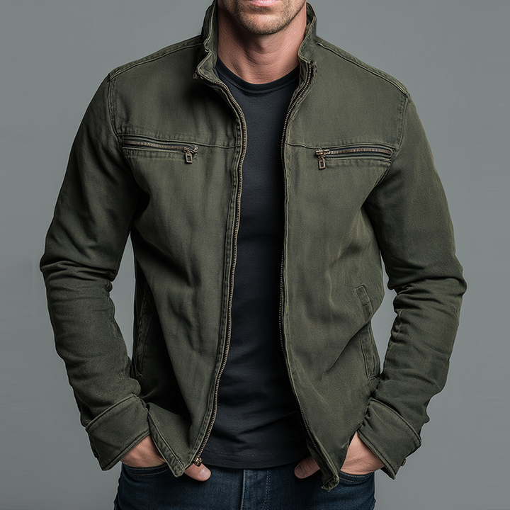 LOUIS | Vintage Cotton Zip-up Jacket
