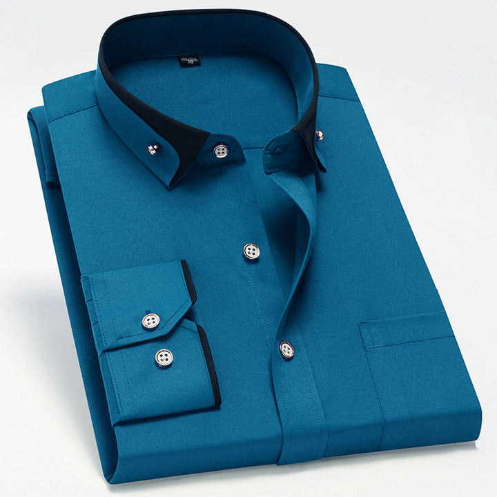 Albert | Classic Long Sleeve Cotton Shirt