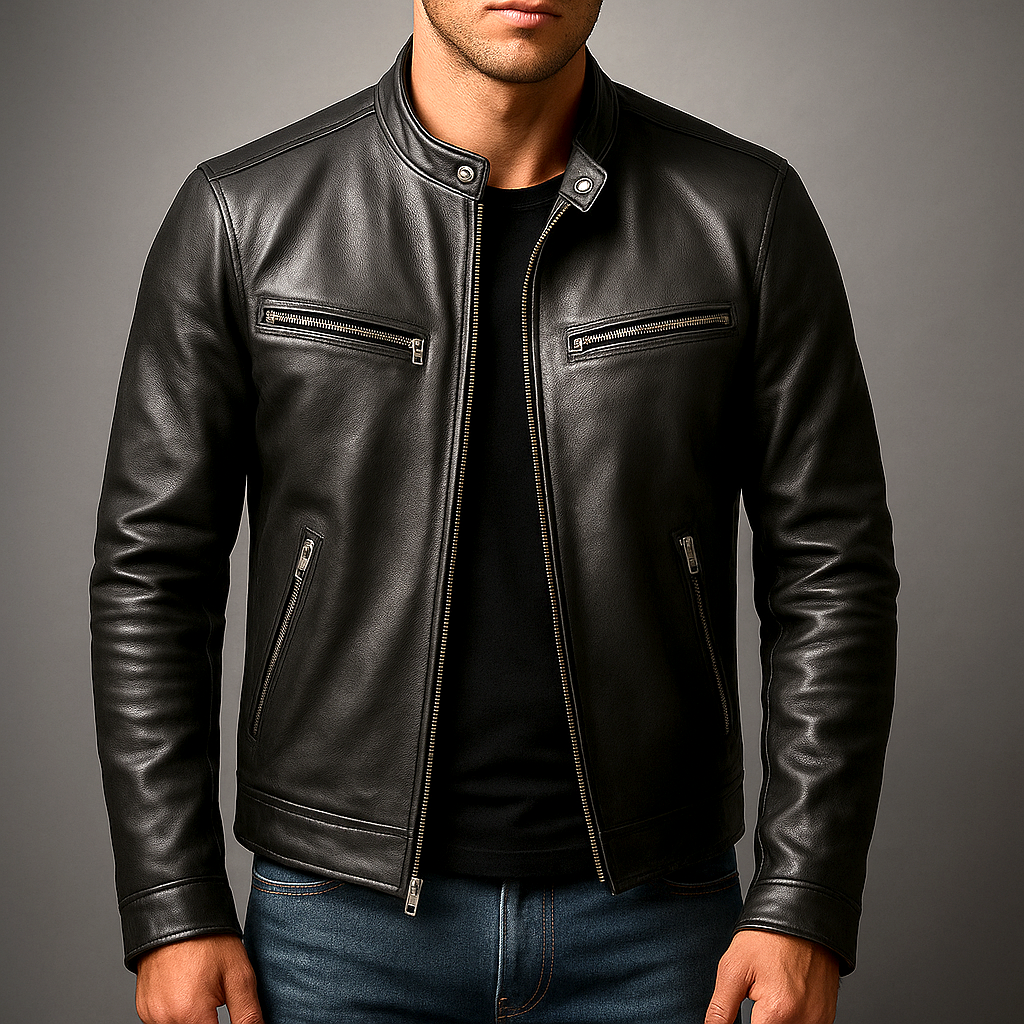 HAWTHORNE™ - CASACO DE COURO VINTAGE
