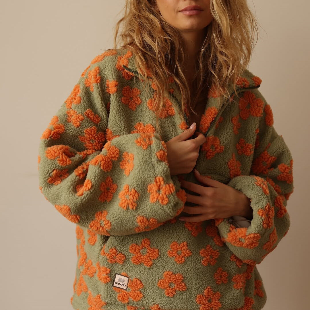 Daisy™ | Pullover de lã polar Bloom