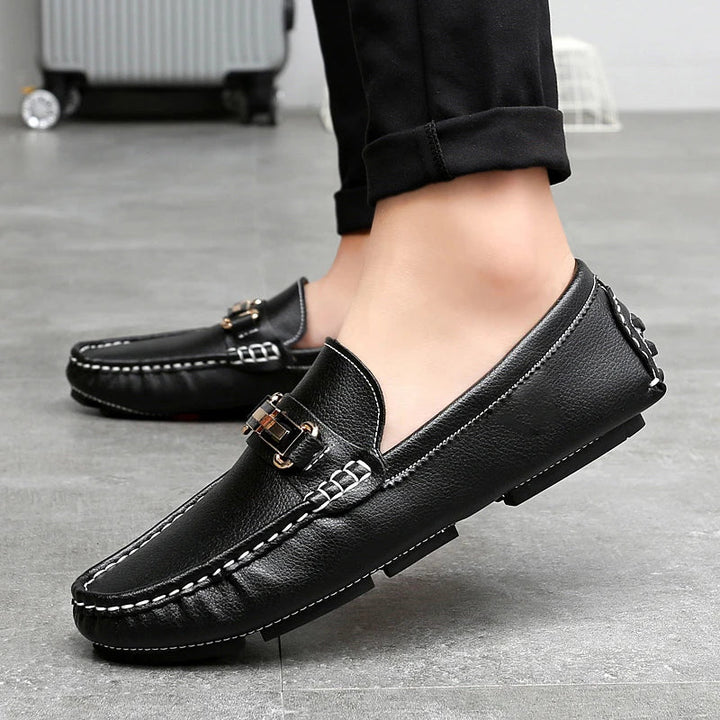 Mocassins de pele natural