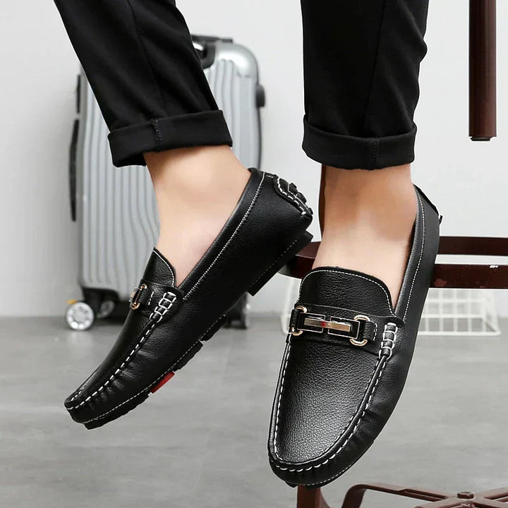 Mocassins de pele natural