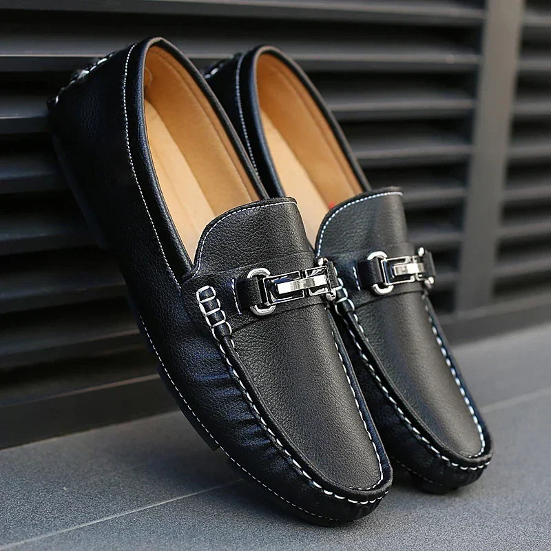 Mocassins de pele natural
