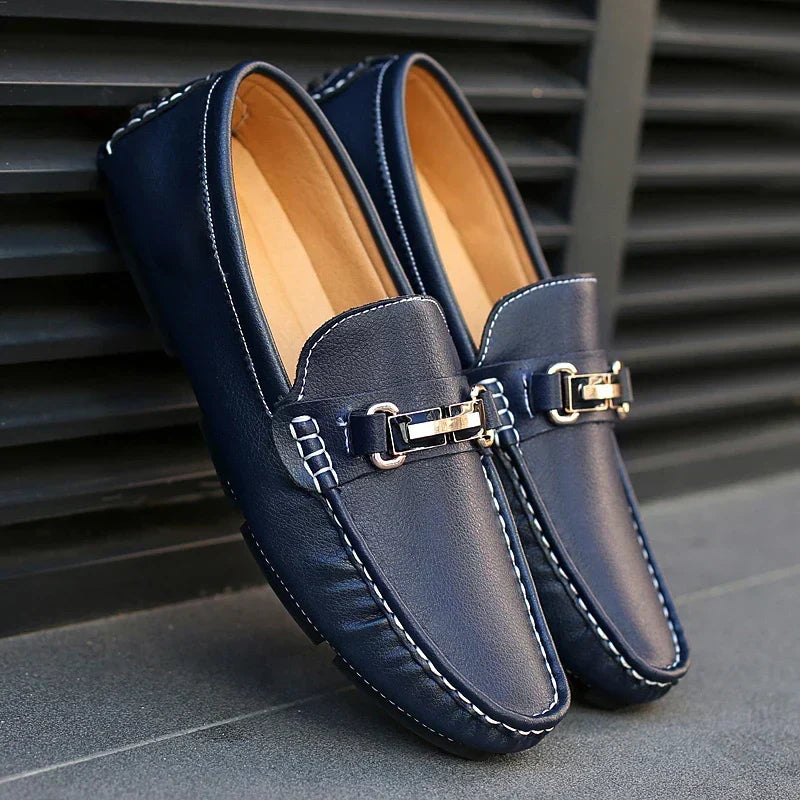 Mocassins de pele natural