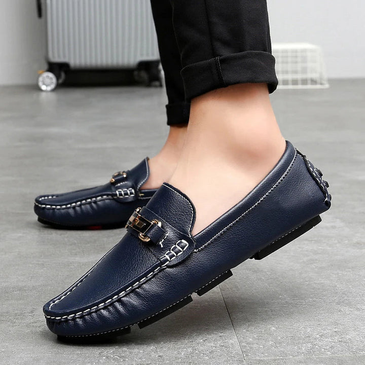 Mocassins de pele natural