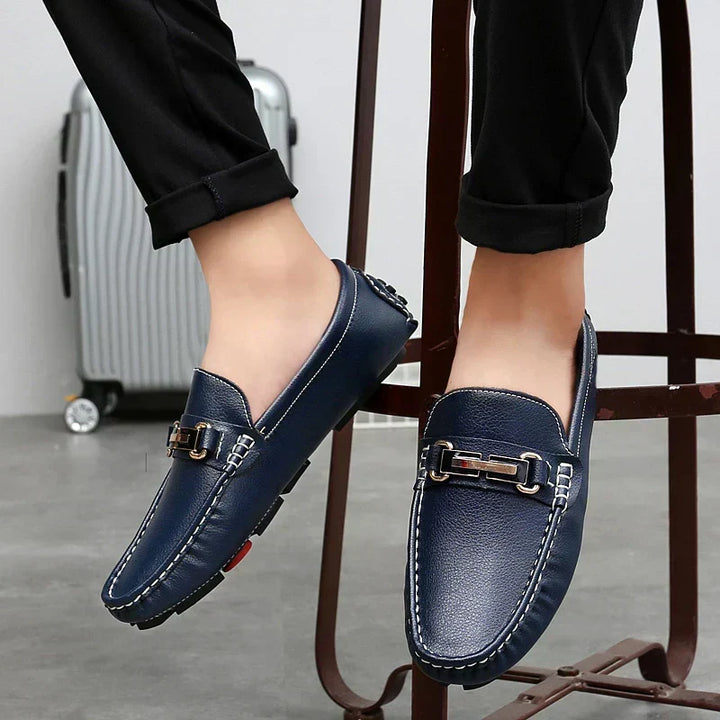 Mocassins de pele natural