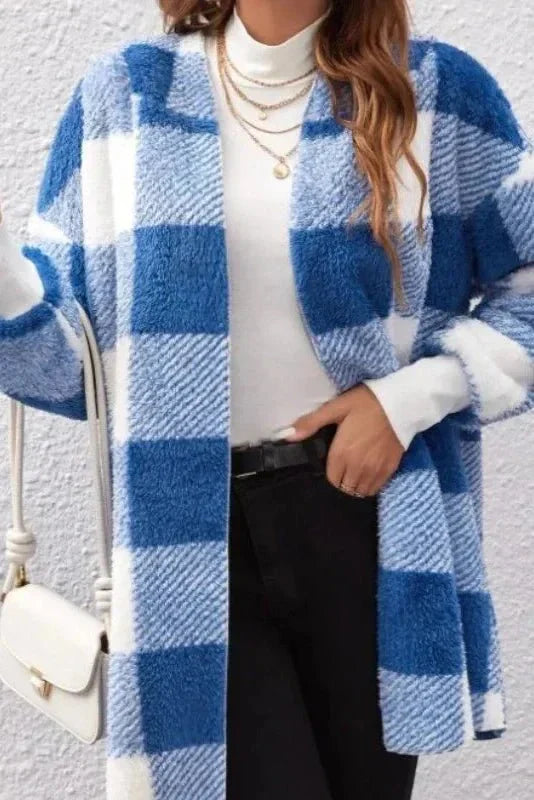 Alberte | Sweatshirt com capuz em xadrez