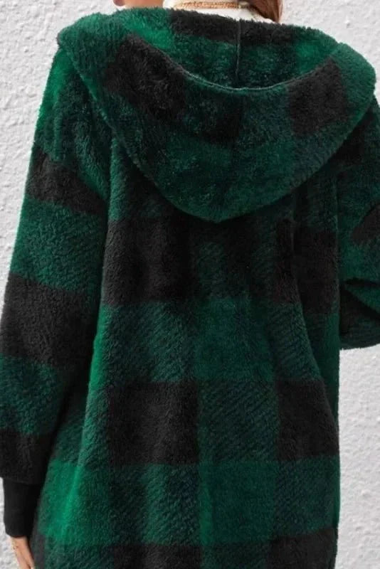 Alberte | Sweatshirt com capuz em xadrez