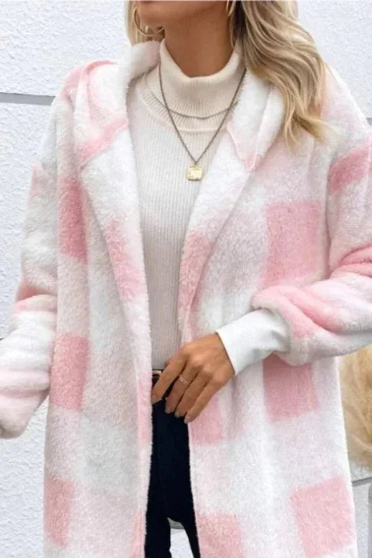 Alberte | Sweatshirt com capuz em xadrez