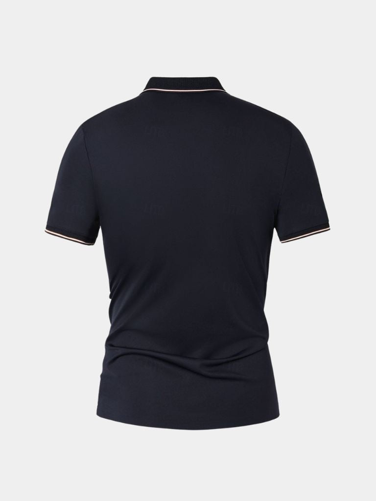 Anders™ | Polo Trim Meia-Noite