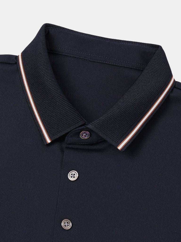 Anders™ | Polo Trim Meia-Noite