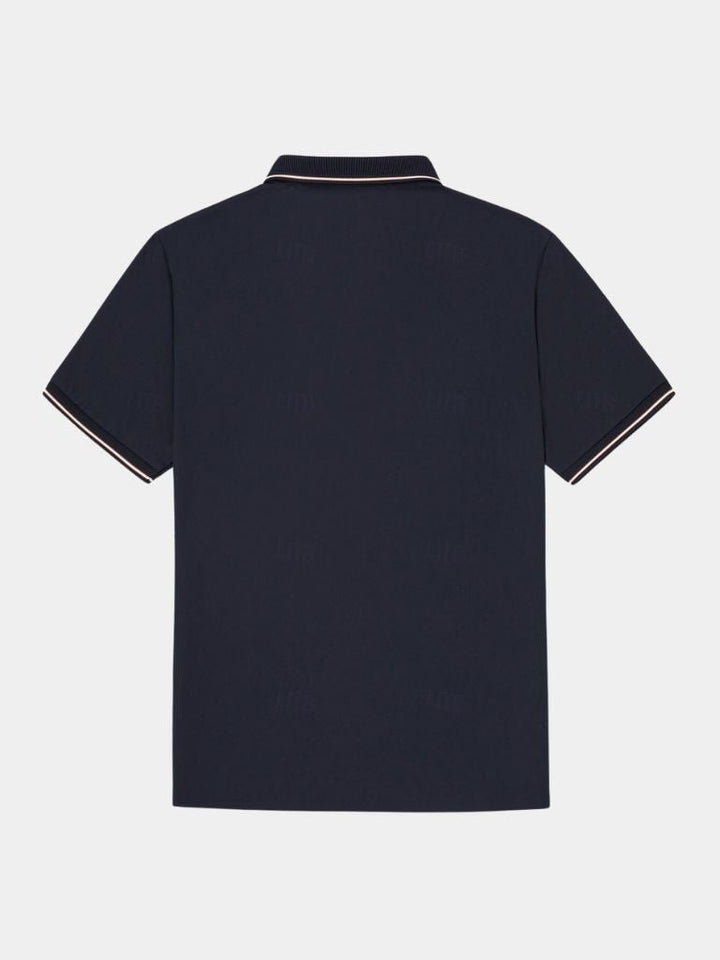 Anders™ | Polo Trim Meia-Noite