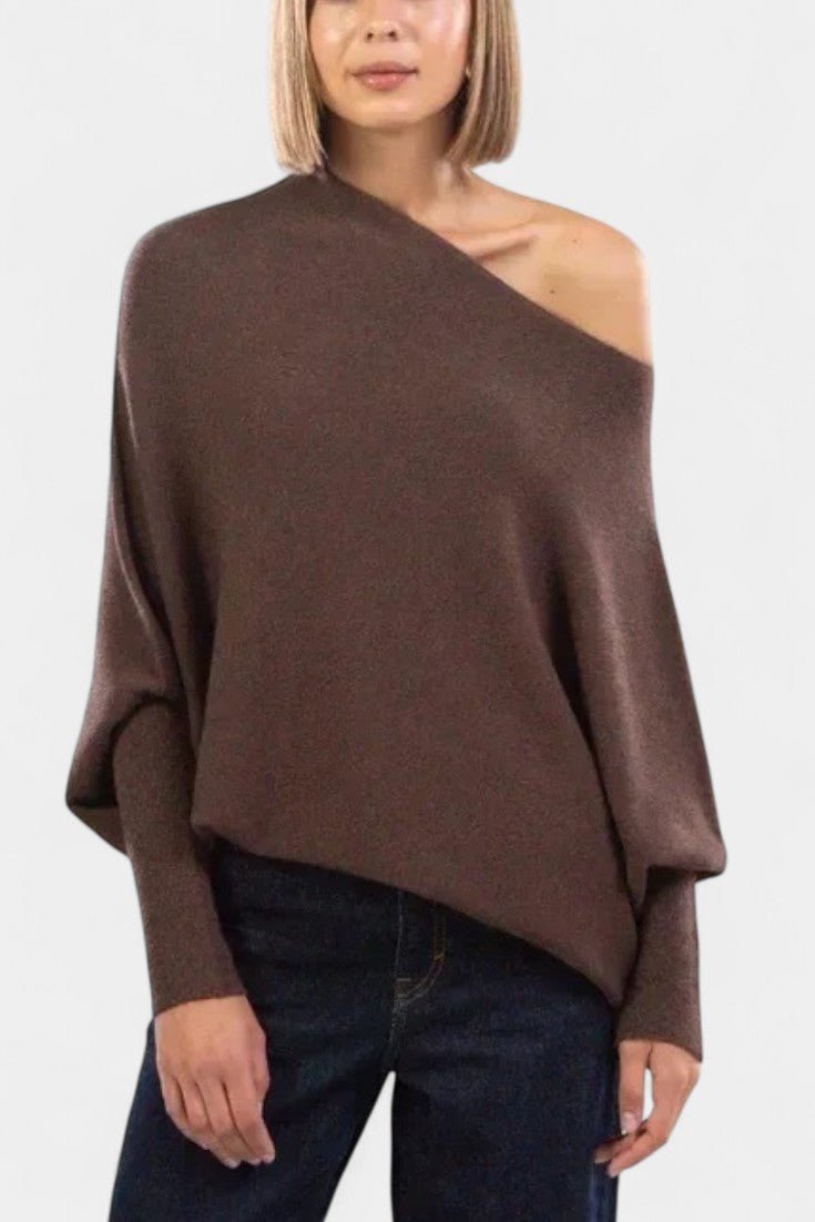 Andrea | Sweatshirt com Ombros Descaídos