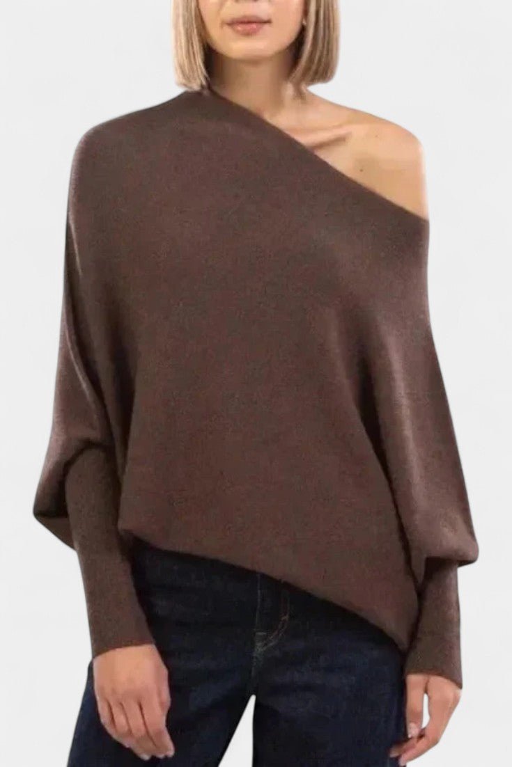 Andrea | Sweatshirt com Ombros Descaídos