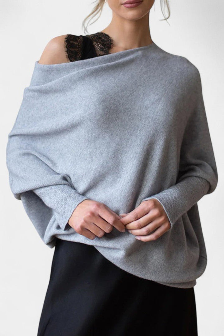 Andrea | Sweatshirt com Ombros Descaídos