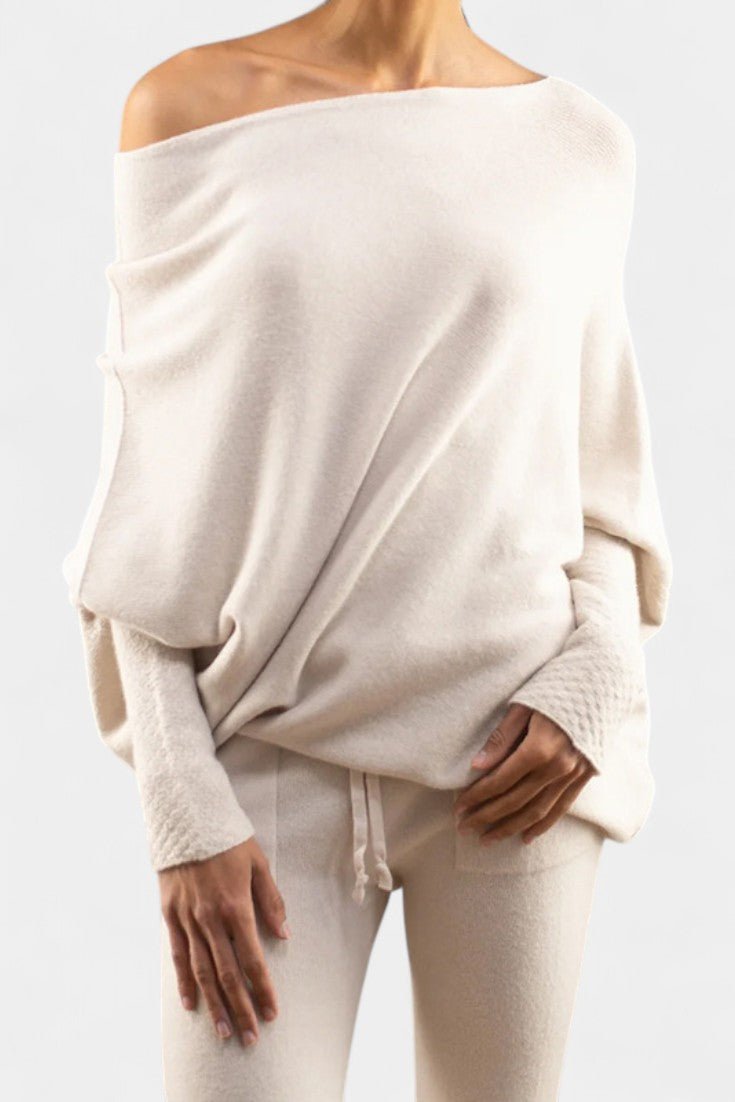 Andrea | Sweatshirt com Ombros Descaídos