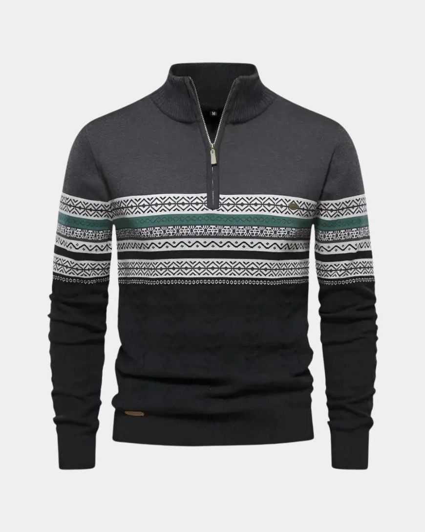 Antón™ | Polo com fecho de correr