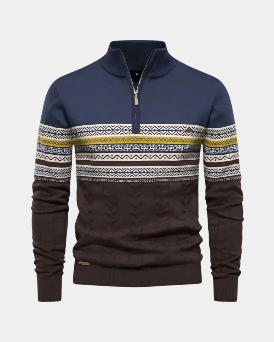 Antón™ | Polo com fecho de correr