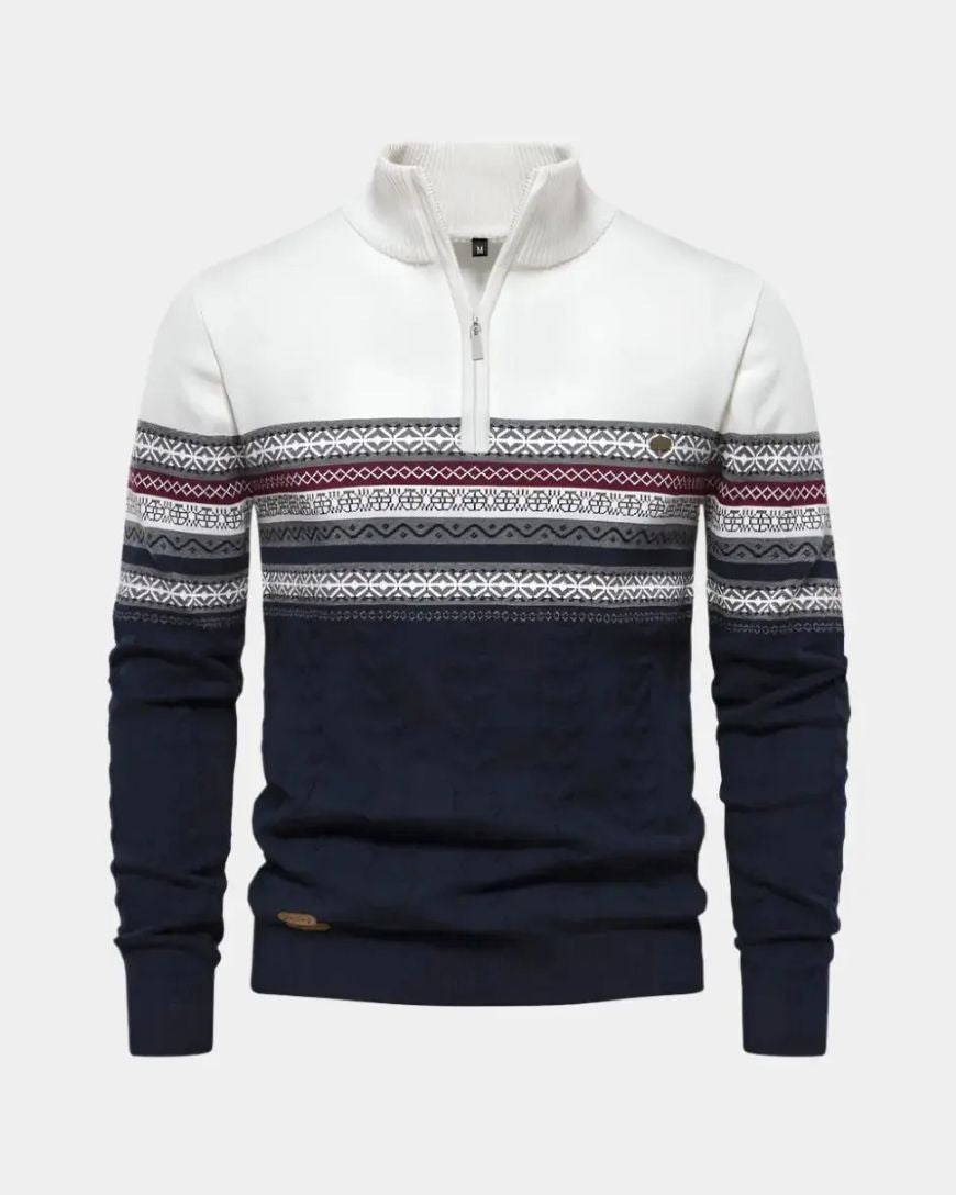 Antón™ | Polo com fecho de correr