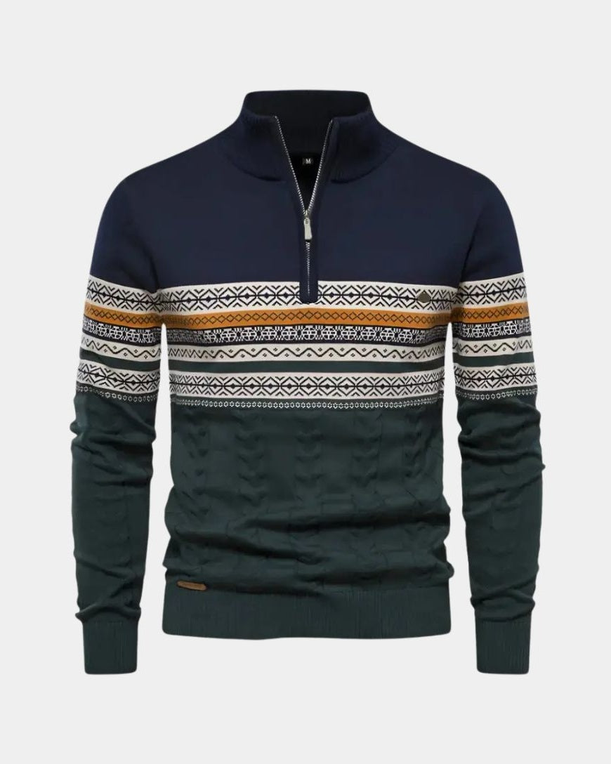 Antón™ | Polo com fecho de correr