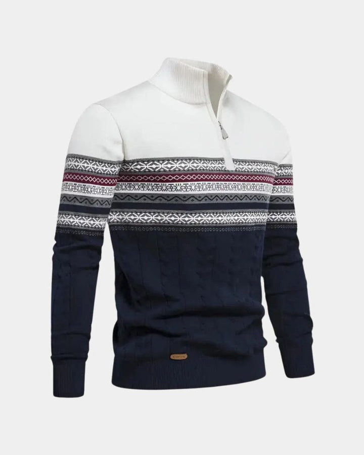 Antón™ | Polo com fecho de correr