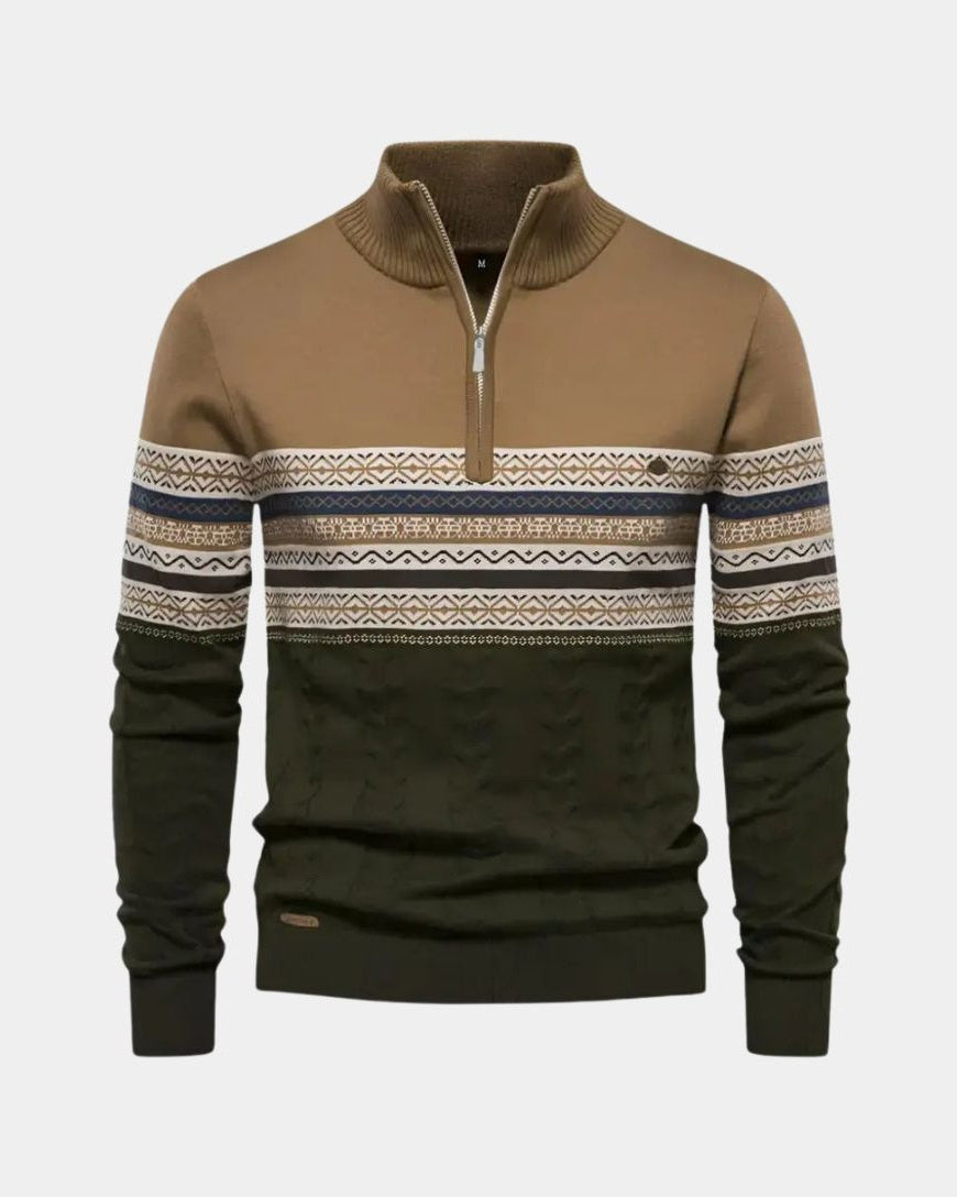 Antón™ | Polo com fecho de correr