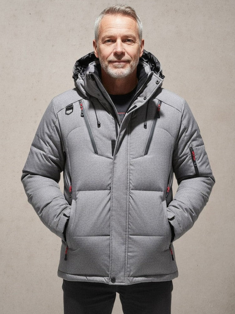 Arktis Pro™ | Parka de Inverno Monocromática para Homem
