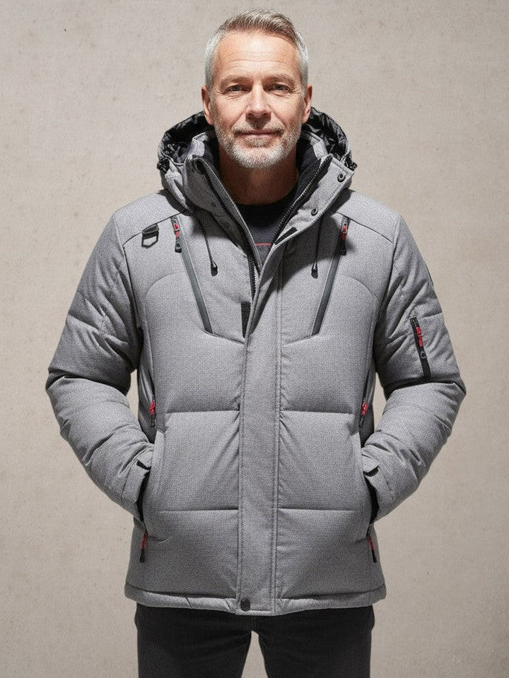 Arktis Pro™ | Parka de Inverno Monocromática para Homem