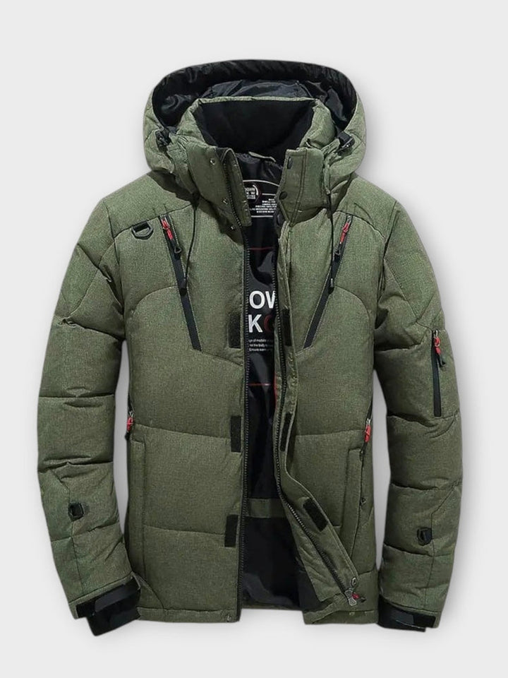 Arktis Pro™ | Parka de Inverno Monocromática para Homem