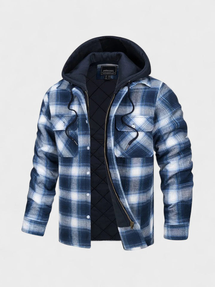 Asger™ | Casaco masculino quente de lã premium